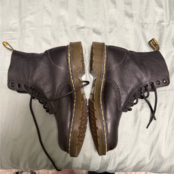 Dr. Martens Black Leather Boots - Picture 4 of 8